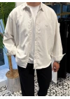 Oversize Kadife Gömlek
