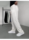 Pileli Baggy Kumaş Pantolon