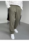 Pileli Baggy Kumaş Pantolon