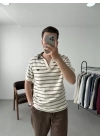 Polo Yaka Nakışlı T-Shirt