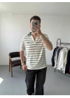 Polo Yaka Nakışlı T-Shirt