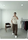 Polo Yaka Nakışlı T-Shirt