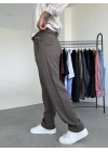 Tensel Kumaş Baggy Pantolon