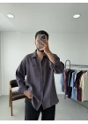 Tensel Kumaş Oversize Gömlek