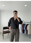 Tensel Kumaş Oversize Gömlek