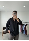 Tensel Kumaş Oversize Gömlek