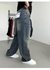 Yıkamalı Baggy Jean