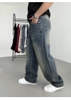 Yıkamalı Baggy Jean