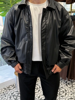Deri Bomber Ceket