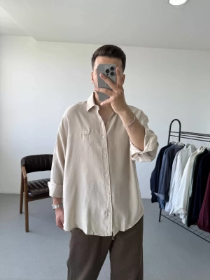 Modal Kumaş Oversize Gömlek