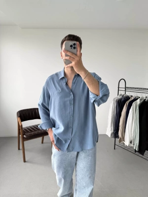 Modal Kumaş Oversize Gömlek