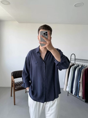 Modal Kumaş Oversize Gömlek
