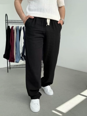 Müslin Kumaş Oversize Pantolon