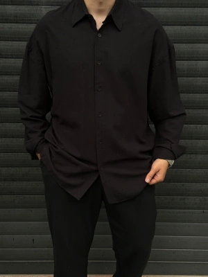 Overize Premium Keten Gömlek