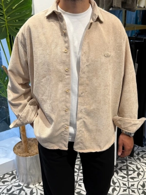 Oversize Kadife Gömlek