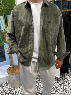 Oversize Kadife Gömlek