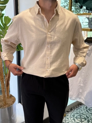 Premium Kumaş Keten Gömlek