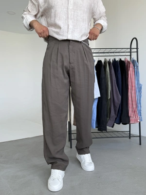 Tensel Kumaş Baggy Pantolon