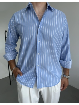 Regular Çizgili Gömlek