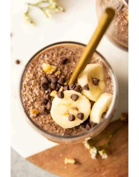 Banana Choco Chia Pudding