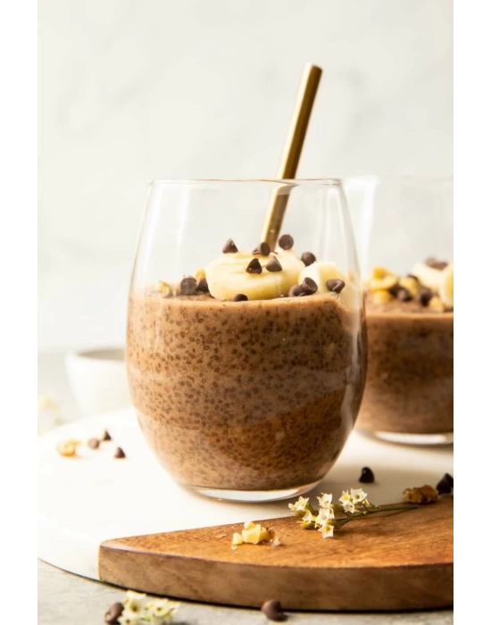 Banana Choco Chia Pudding