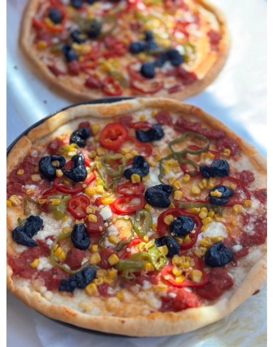 Glutensiz Sebzeli Pizza
