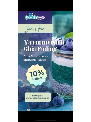 Yaban Mersinli Chia Puding