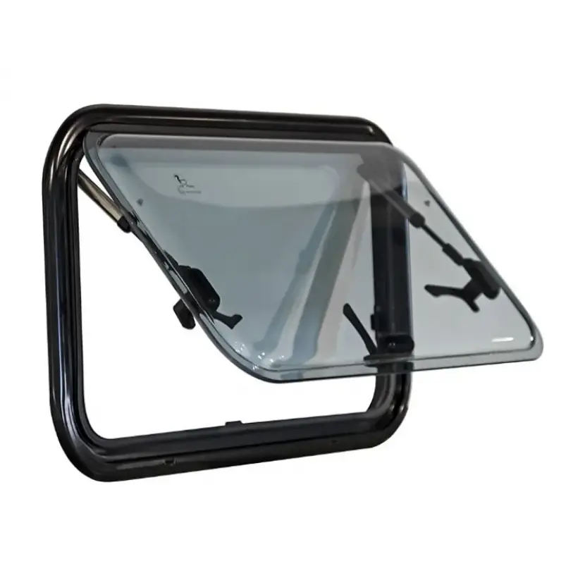 Berhimi 45x50cm Beyaz Amortisörlü Karavan Camı / Pencere