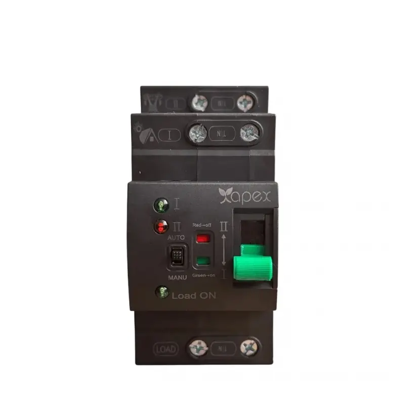 Apex 220V 50A Otomatik-Manuel Şebeke Ayırıcı Transfer Switch