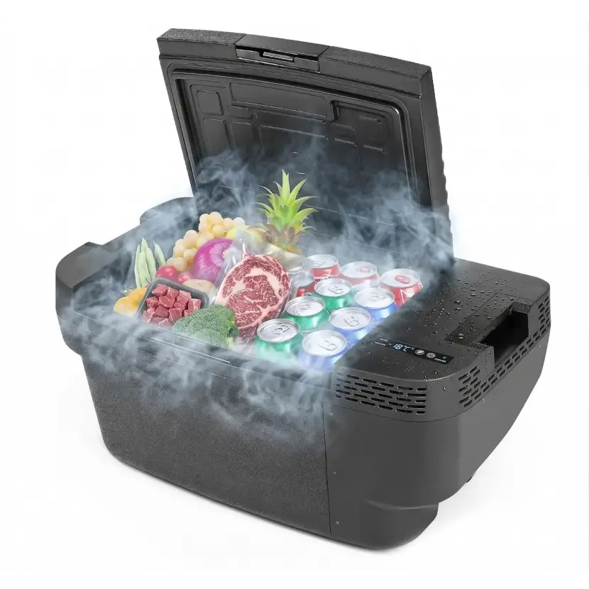 Evacool Tesla Model Y Uyumlu 35 Litre 12,24,220V Kompresörlü Taşınabilir Buzdolabı