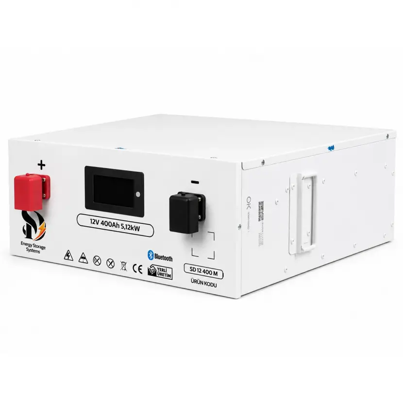SD Energy 12v 400Ah M Plus EVE, JK Bms 6000DOD Bluetooth Lifepo4 Lityum Akü