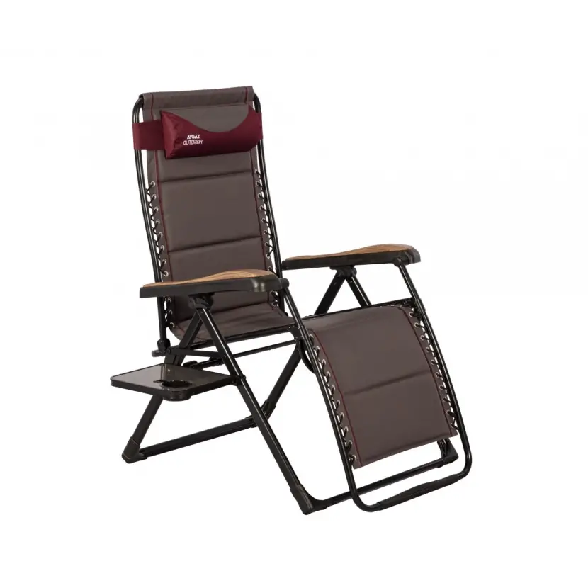 Aygaz Outdoor 120Kg Alüminyum Katlanır Şezlong Sandalyesi