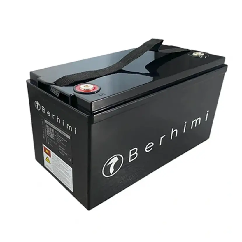 Berhimi 12V 100 Amper IP67 4000 DOD, Marin/Karavan Lifepo4 Lityum Akü