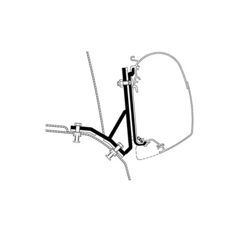 Duc Lift/Iveco Tavan Montaj Braketi 5003-8000 Serisi (3 AD)