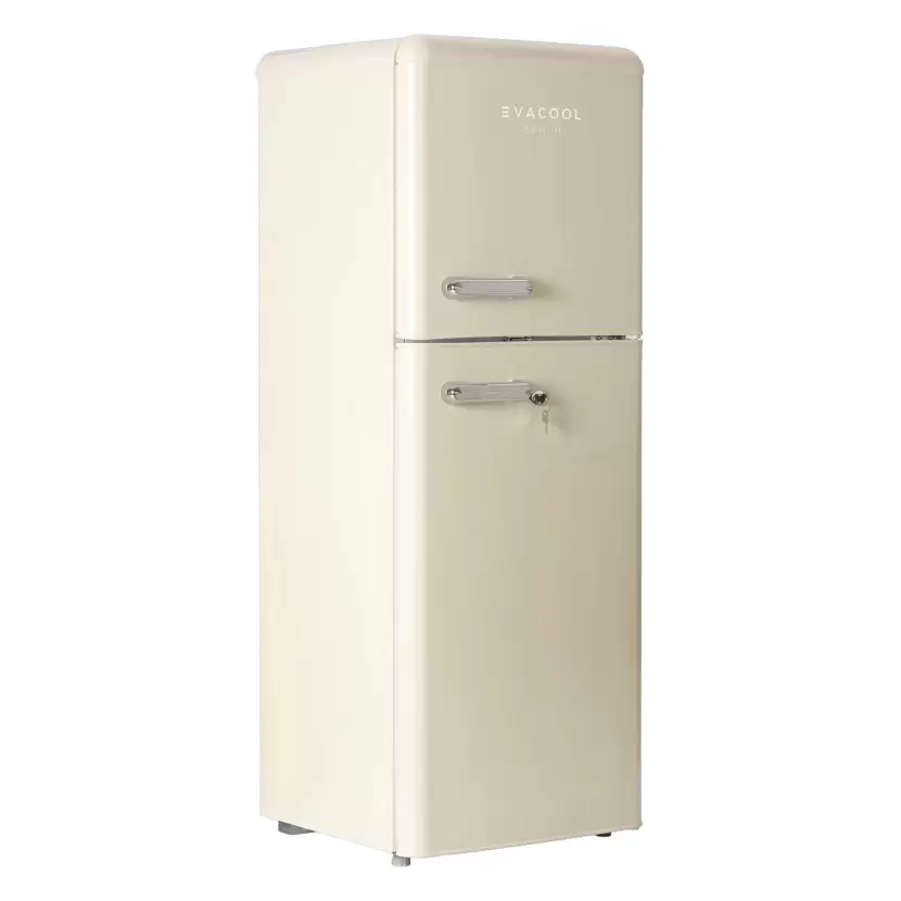 EvaCool Eva RM138 Retro Bej 138Lt 12-24V Sabit Kompresörlü Karavan Buzdolabı