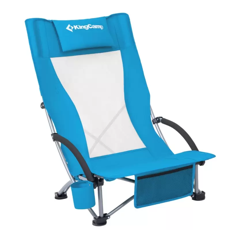 KingCamp Lilac High Comfort Plaj ve Dinlenme Sandalyesi Blue