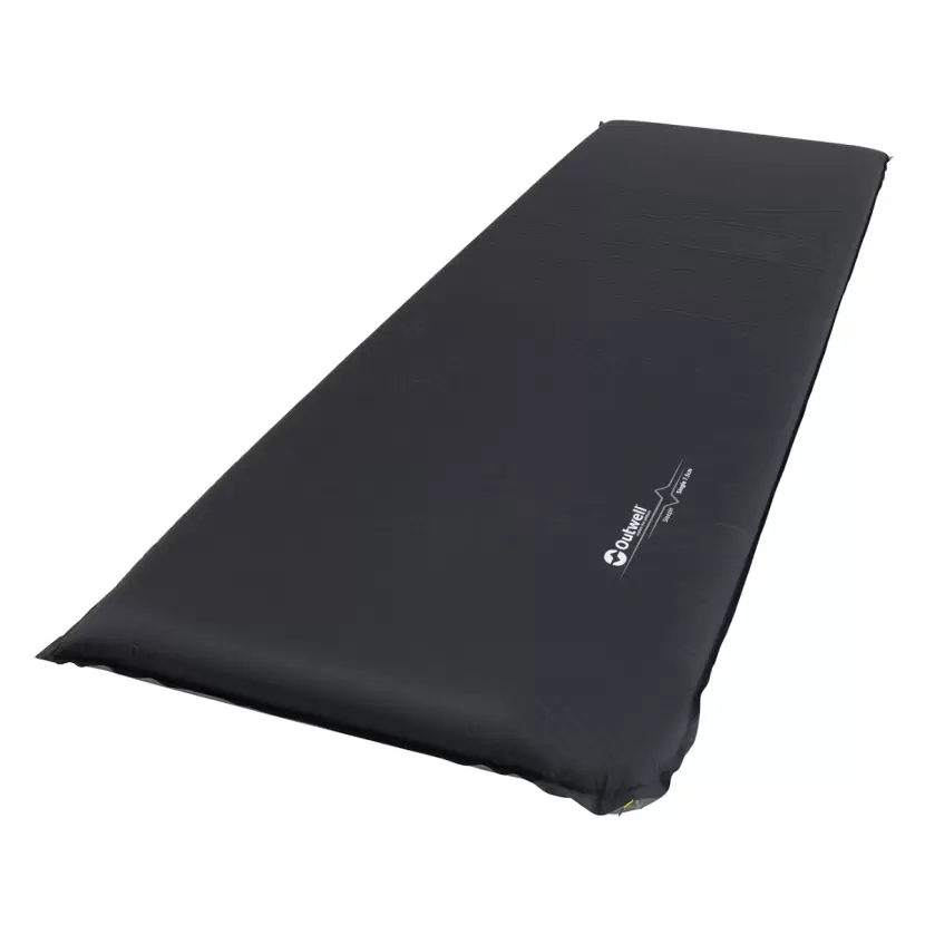 Outwell Sleepin Single 7.5 cm Yalıtımlı Şişme Mat Blk.