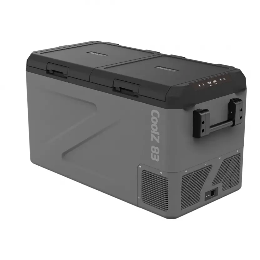 Pro-User CoolZ 83 83L 12/24/230V -20°C Çift Bölmeli Kompresörlü Taşınabilir Buzdolabı