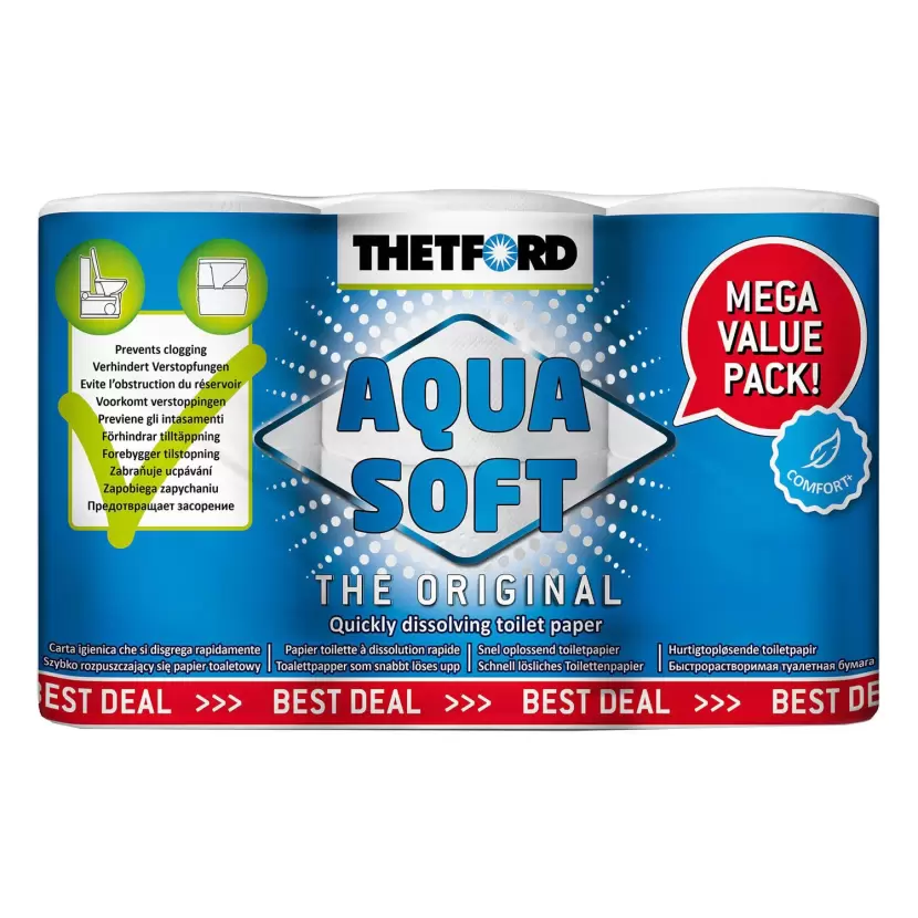 Thetford Aqua Soft Tuvalet Kağıdı 6lı Paket