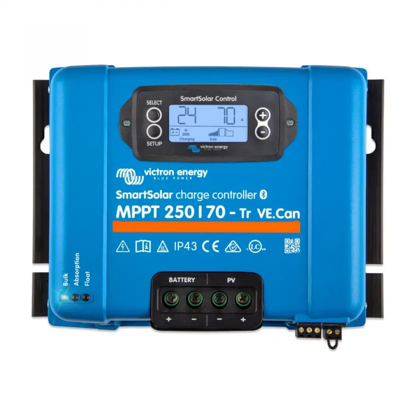 Victron SmartSolar MPPT 250/70-Tr VE.Can 250V 70A Bluetooth Solar Şarj Cihazı 12/24/48V