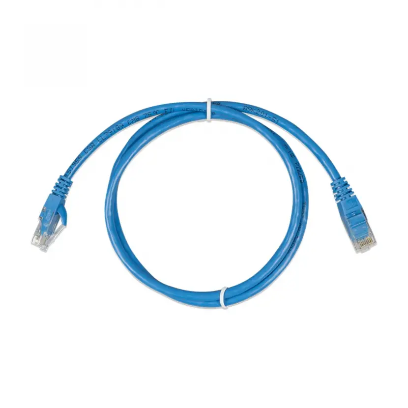 Victron RJ45 UTP Kablo 10 m VE.Bus / VE.Can Haberleşme Kablosu Çift Uçlu RJ45