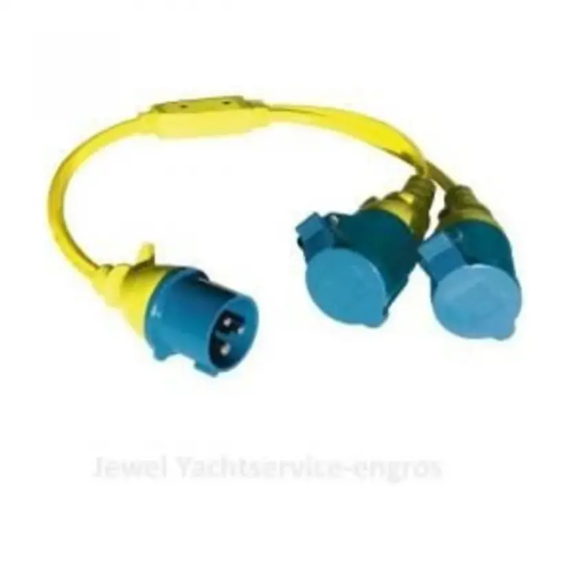 Victron Splitter Cord 16A 250V 1x CEE Fiş / 2x CEE Priz Kara Elektriği Çoklayıcı Kablo