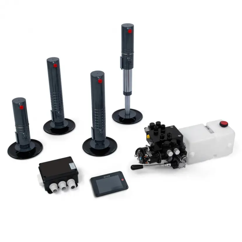 WANII 10 Ton Hidrolik Motokaravan/Çekme Karavan Dengeleme ve Terazi Sistemi