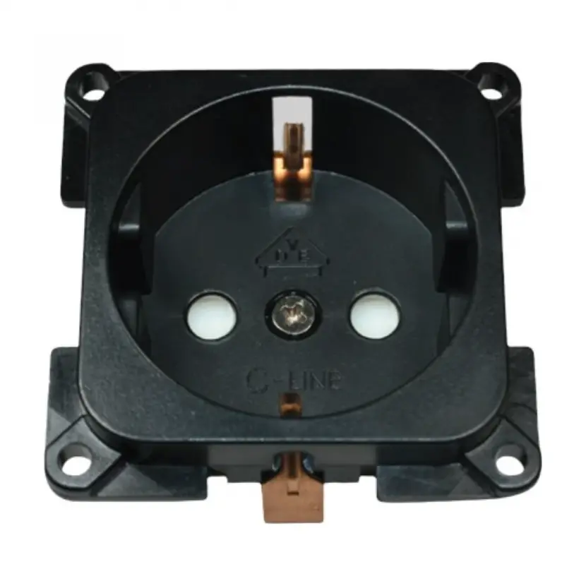 Westacc 220V Karavan İç Mekan Prizi 16A 53x53 mm Gömme Tip (WS4100130)