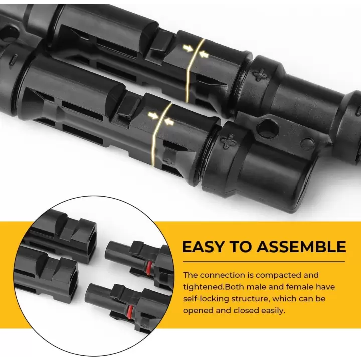2 Li Mc4 Y Paralel Konnektör (Solar) Güneş Panel Çoklayıcı