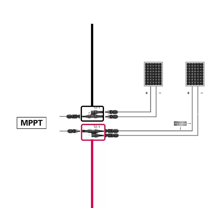 2 Li Mc4 Y Paralel Konnektör (Solar) Güneş Panel Çoklayıcı