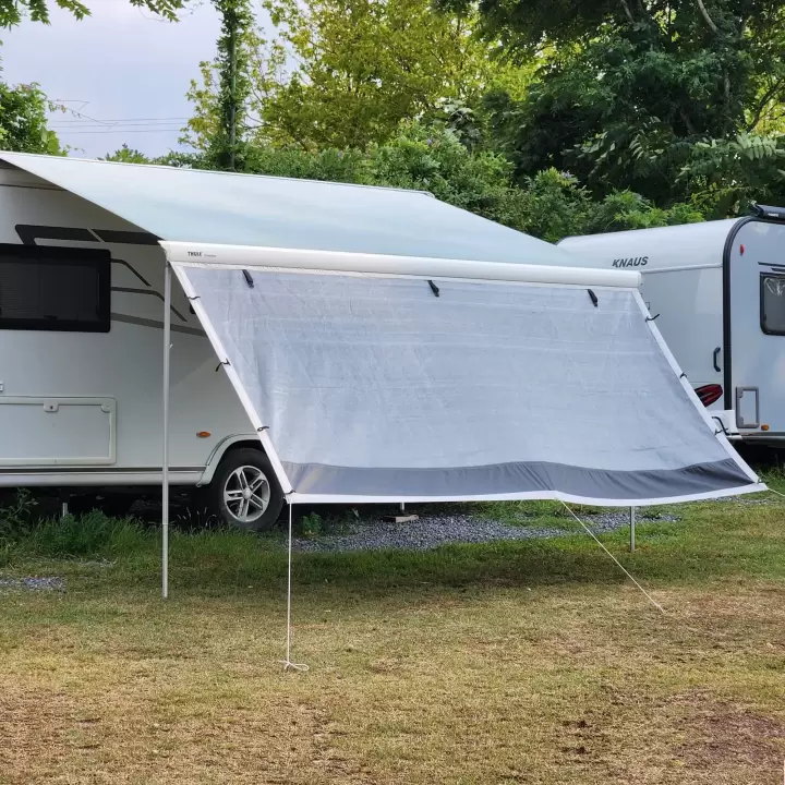 2K Karavan Gri Plus 290cm Karavan Tente Güneşliği Ön Perde