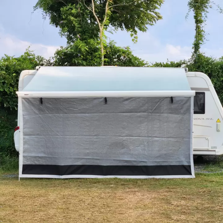 2K Karavan Gri Plus 440cm Karavan Tente Güneşliği Ön Perde