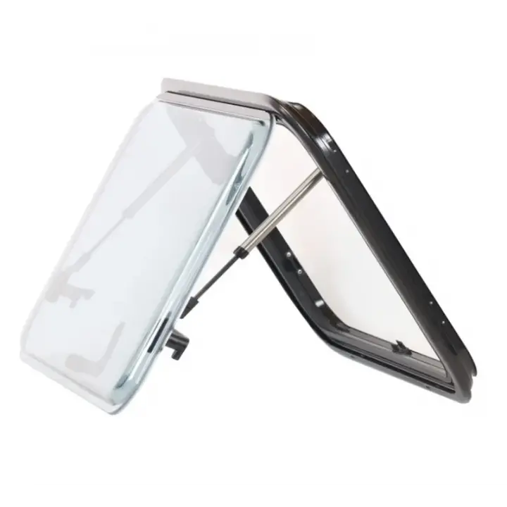 Berhimi 30x50cm Beyaz Amortisörlü Karavan Camı / Pencere