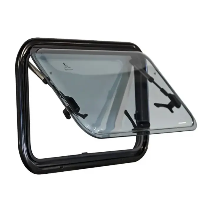 Berhimi 45x50cm Beyaz Amortisörlü Karavan Camı / Pencere